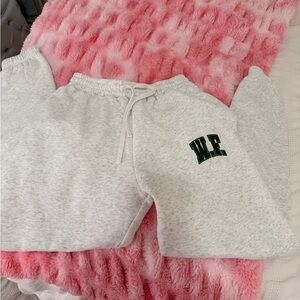 White Fox Sweatpants